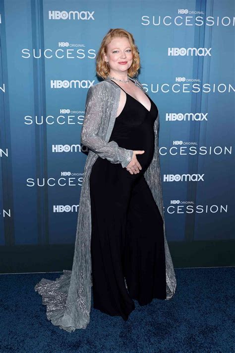 sarah snook pregnant during filming.